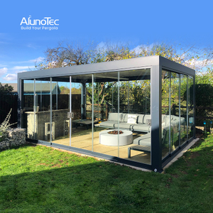 AlunoTec Ferngesteuerte 4x6m freistehende Sonnenschutz-Gewächshaus-Villa-Pergola zu verkaufen
