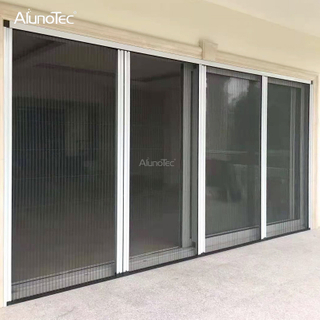 Fabrikpreis Maßgeschneiderte faltbare, spurlose, verschiebbare Aluminium-Fensterläden für den Pavillon